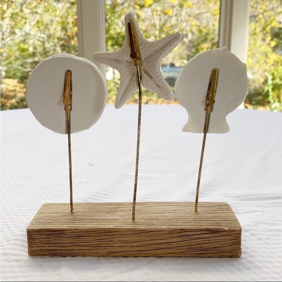 Nautical Beach Shells Photo Clip Holder - Picture 4 of 7